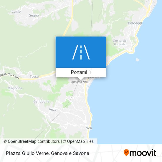 Mappa Piazza Giulio Verne