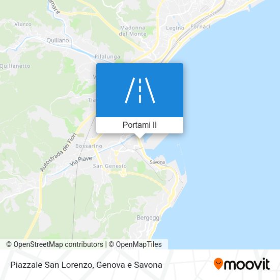 Mappa Piazzale San Lorenzo