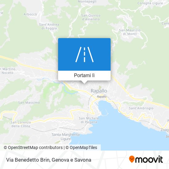 Mappa Via Benedetto Brin