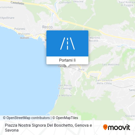 Mappa Piazza Nostra Signora Del Boschetto