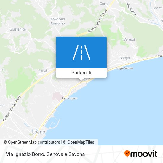 Mappa Via Ignazio Borro