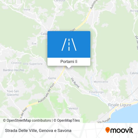 Mappa Strada Delle Ville