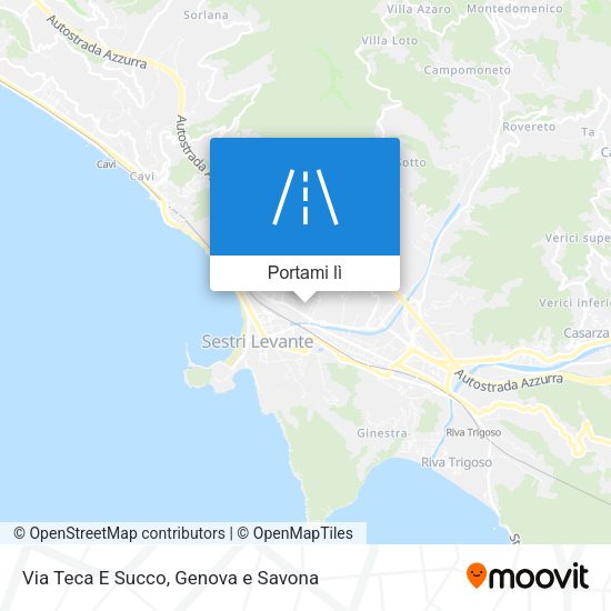 Mappa Via Teca E Succo