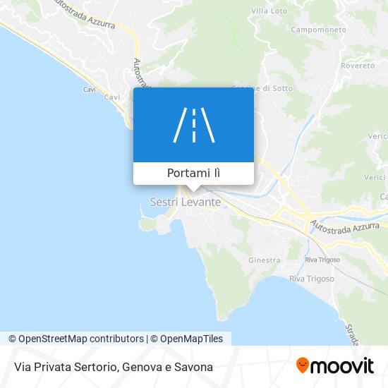 Mappa Via Privata Sertorio
