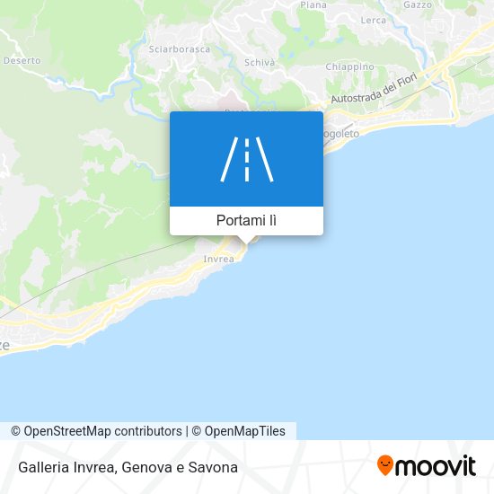 Mappa Galleria Invrea