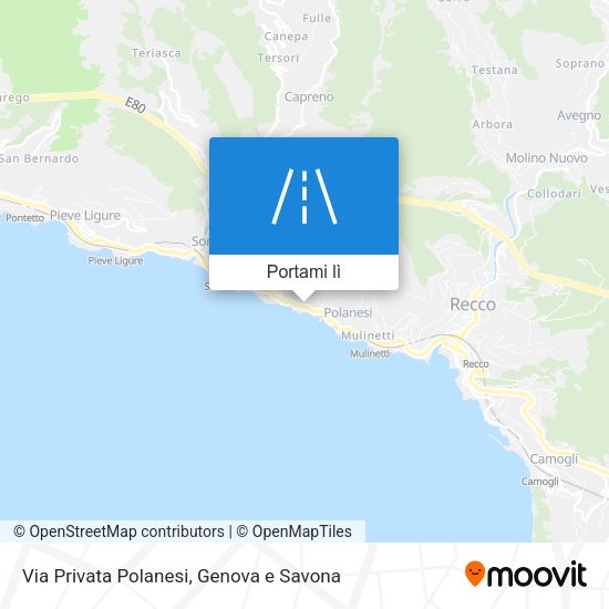 Mappa Via Privata Polanesi