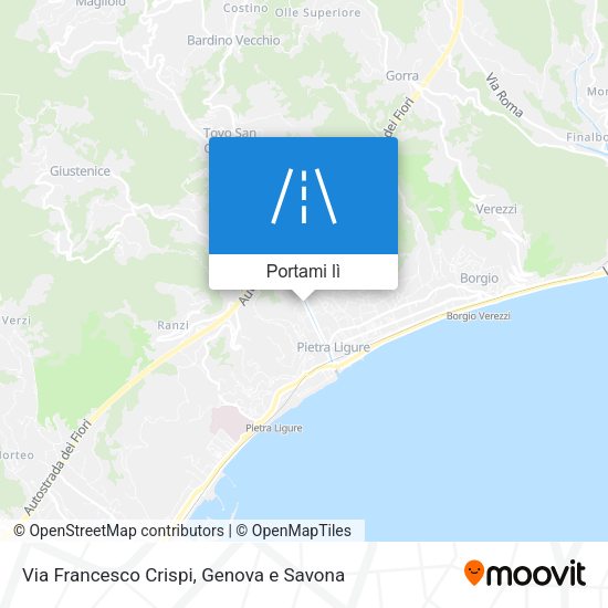 Mappa Via Francesco Crispi