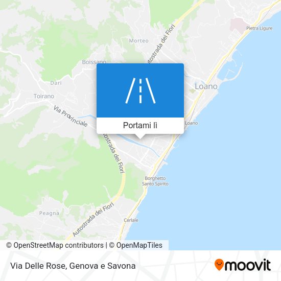 Mappa Via Delle Rose