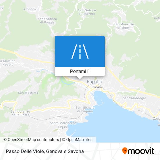 Mappa Passo Delle Viole