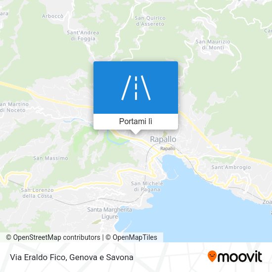 Mappa Via Eraldo Fico
