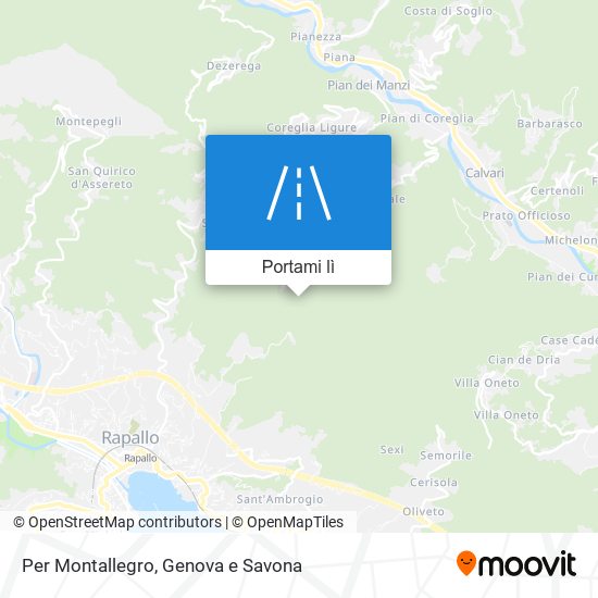 Mappa Per Montallegro