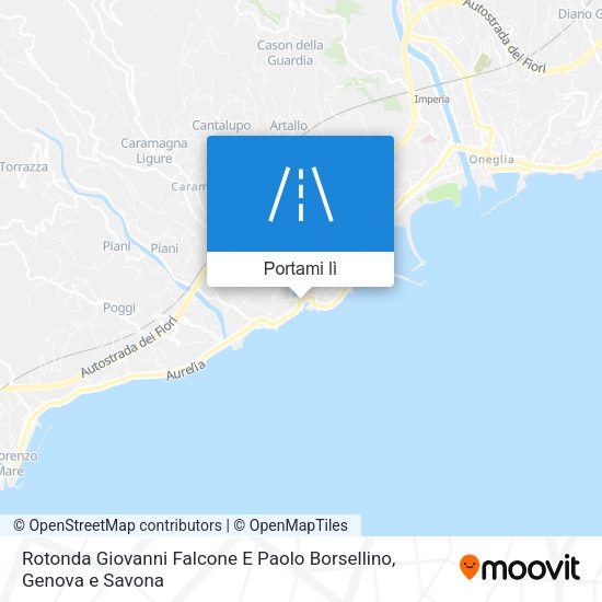 Mappa Rotonda Giovanni Falcone E Paolo Borsellino