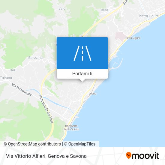 Mappa Via Vittorio Alfieri