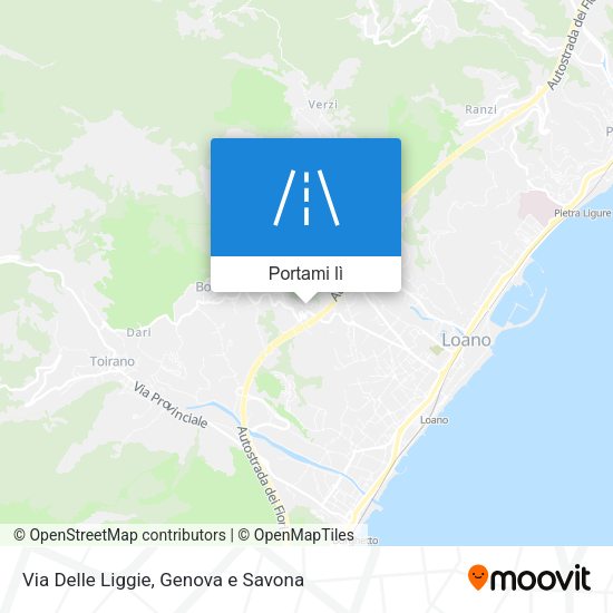 Mappa Via Delle Liggie