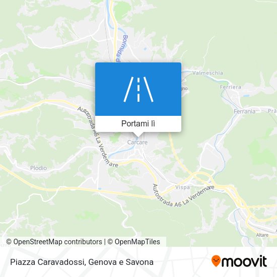 Mappa Piazza Caravadossi