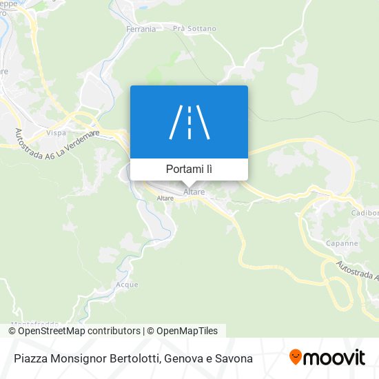 Mappa Piazza Monsignor Bertolotti