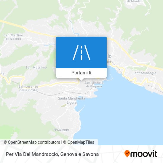 Mappa Per Via Del Mandraccio