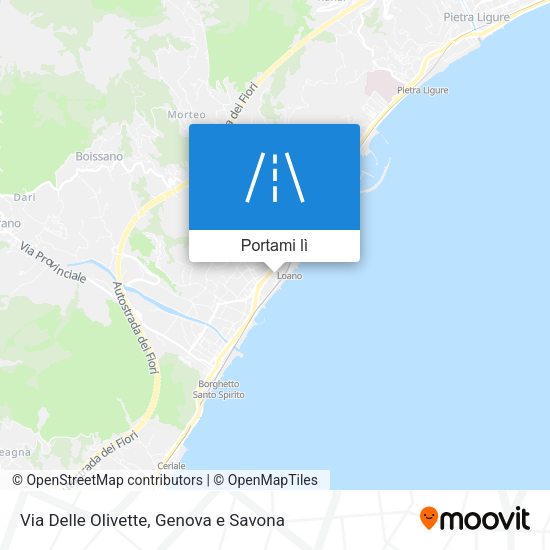 Mappa Via Delle Olivette