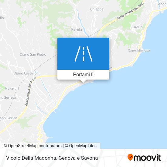 Mappa Vicolo Della Madonna