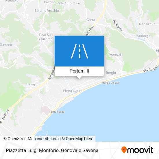Mappa Piazzetta Luigi Montorio