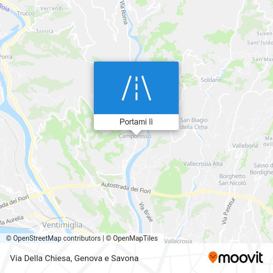 Mappa Via Della Chiesa