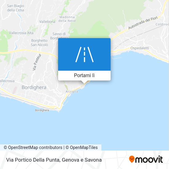 Mappa Via Portico Della Punta