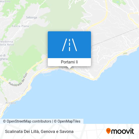 Mappa Scalinata Dei Lillà