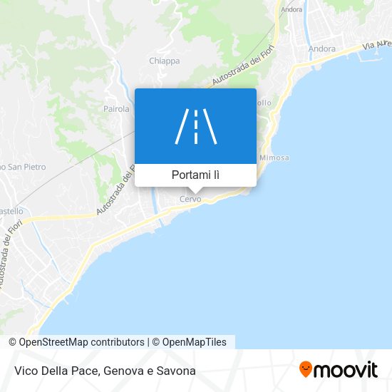 Mappa Vico Della Pace