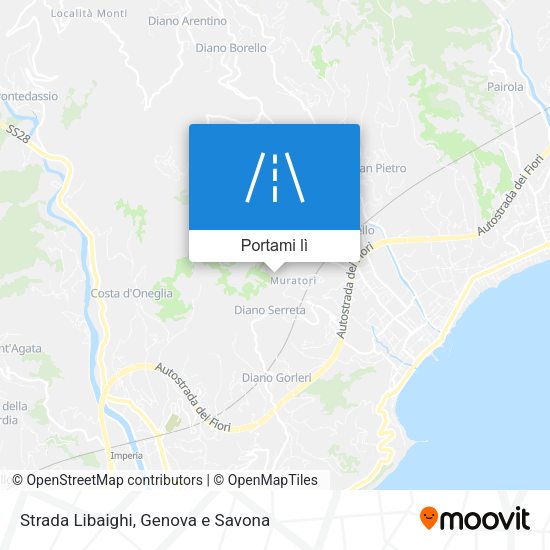 Mappa Strada Libaighi