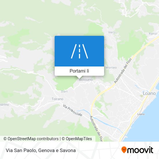Mappa Via San Paolo