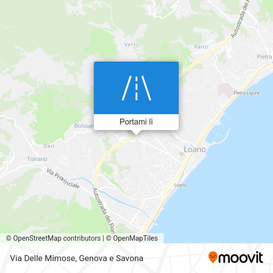 Mappa Via Delle Mimose