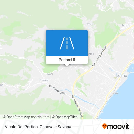 Mappa Vicolo Del Portico