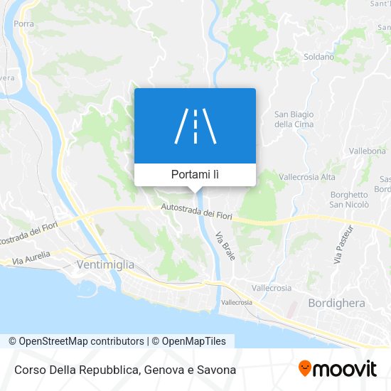 Mappa Corso Della Repubblica