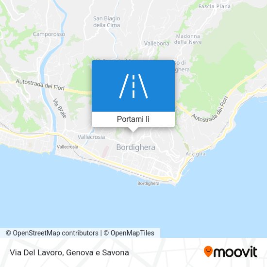 Mappa Via Del Lavoro