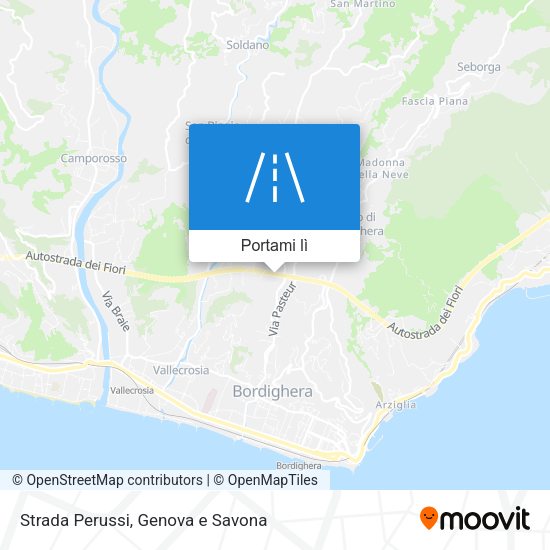Mappa Strada Perussi