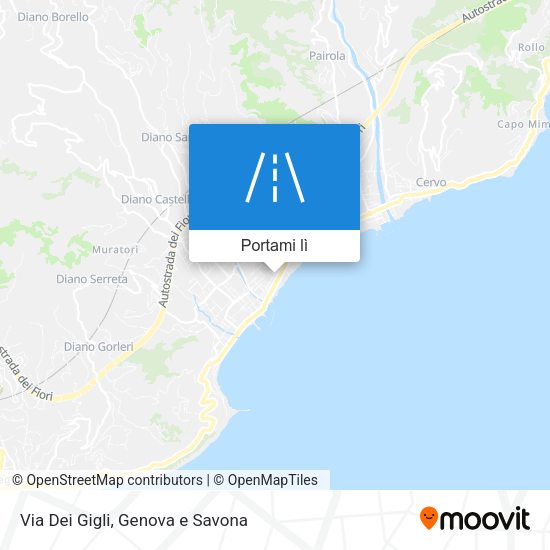 Mappa Via Dei Gigli