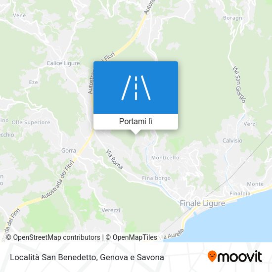 Mappa Località San Benedetto