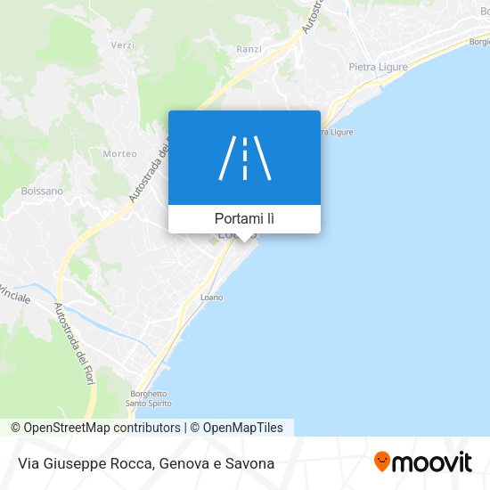 Mappa Via Giuseppe Rocca