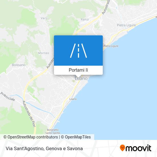 Mappa Via Sant'Agostino