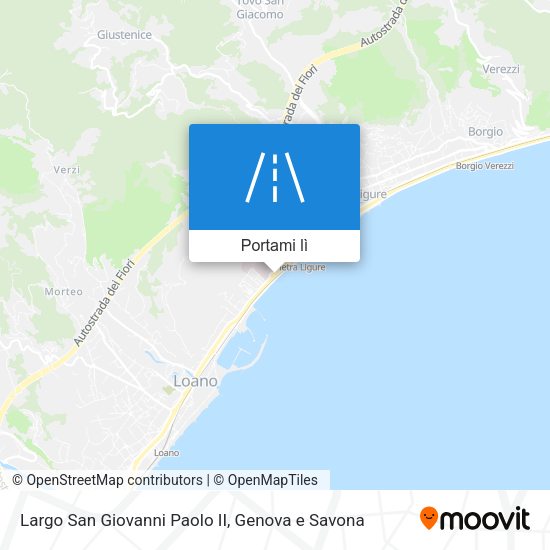 Mappa Largo San Giovanni Paolo II