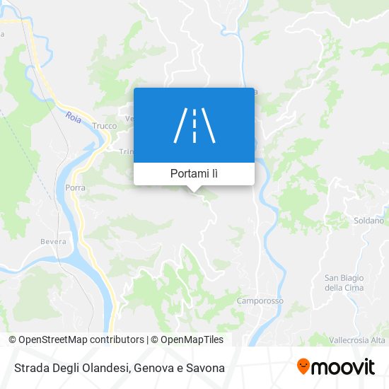 Mappa Strada Degli Olandesi