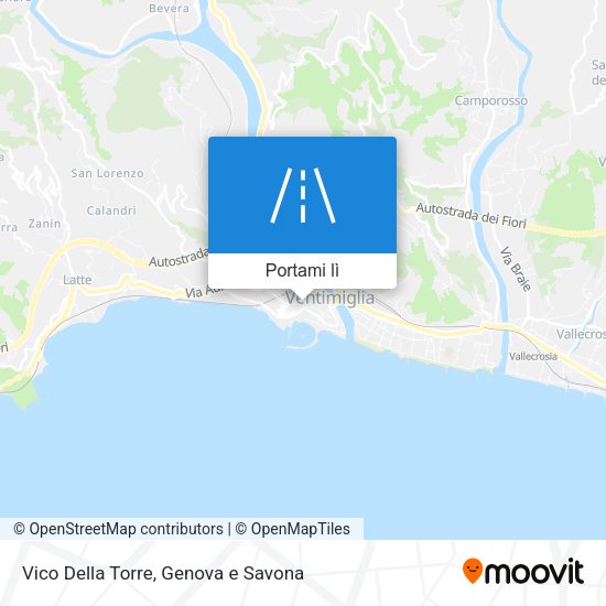 Mappa Vico Della Torre