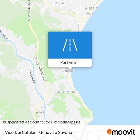 Mappa Vico Dei Catalani