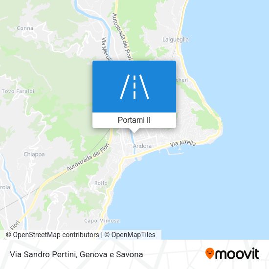 Mappa Via Sandro Pertini