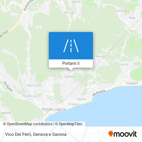 Mappa Vico Dei Ferri