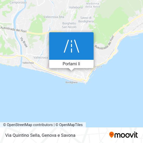 Mappa Via Quintino Sella
