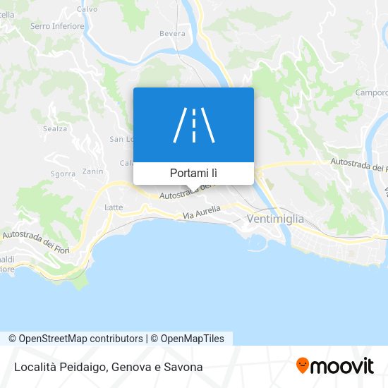 Mappa Località Peidaigo