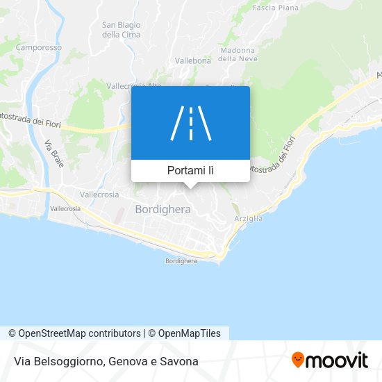 Mappa Via Belsoggiorno