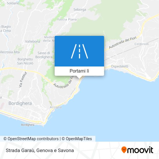 Mappa Strada Garaù
