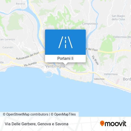 Mappa Via Delle Gerbere